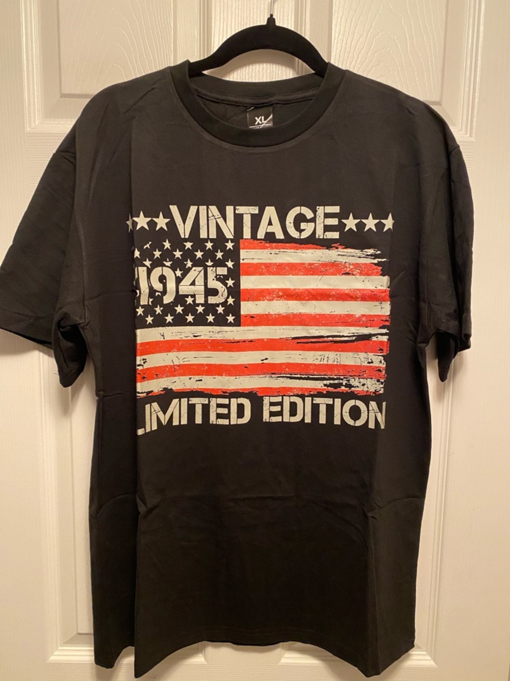 Vintage 1945 Limited Edition Men's Black Graphic T‑Shirt…size XL - Picture 1 of 3